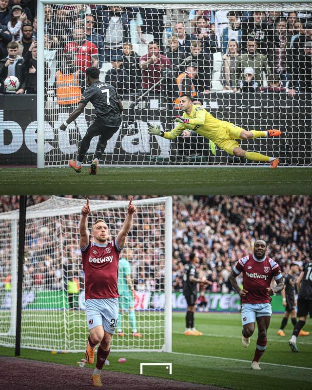 曼联教练席对西汉姆的愤怒反应意味深长